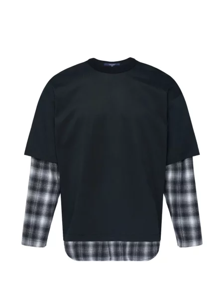 Tricou Comme Des Garçons Homme în carouri negru
