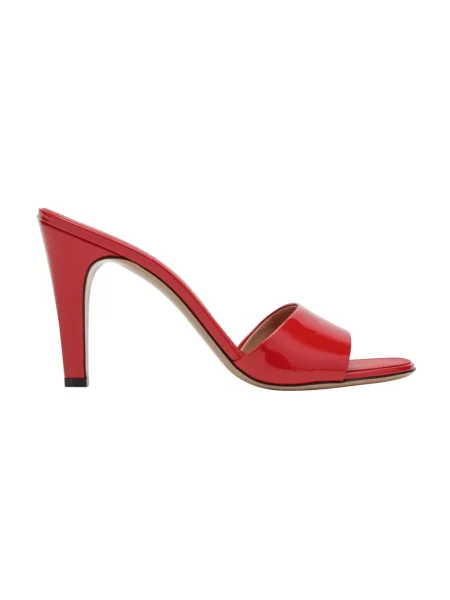 Klapki Ferragamo czerwone