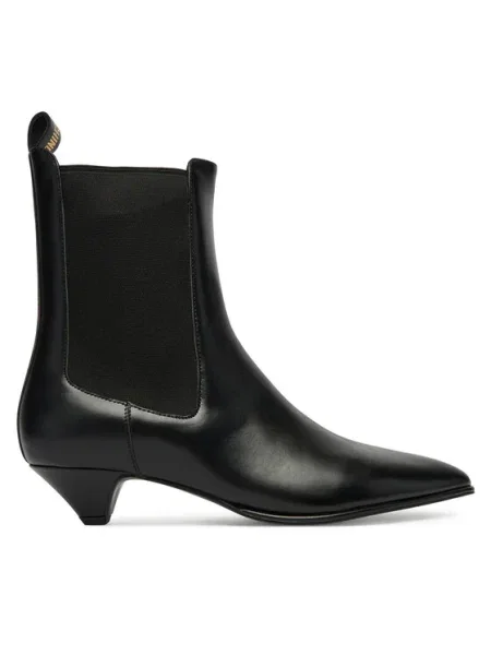 LOVE MOSCHINO Členková obuv čierna