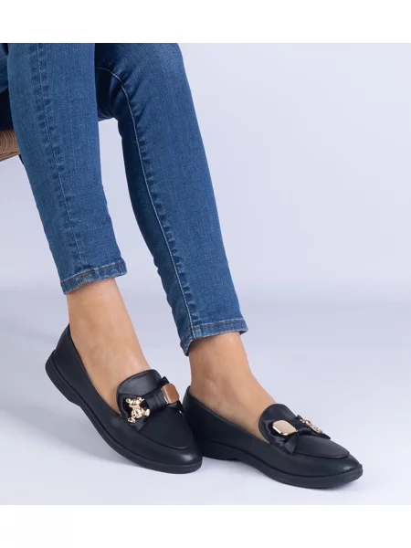 Pantofi loafer D/ceo cu funde negru