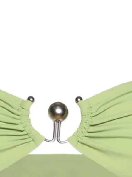 Bikini Christopher Esber cu volane verde