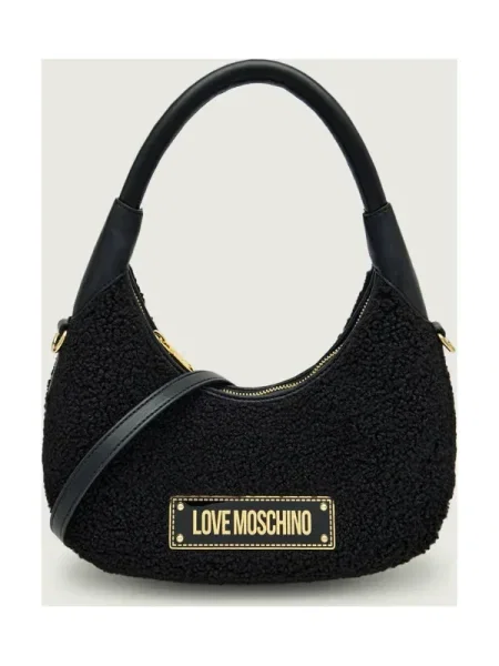 Geanta hobo Love Moschino negru