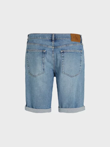 Джинсові шорти Calvin Klein Jeans блакитні