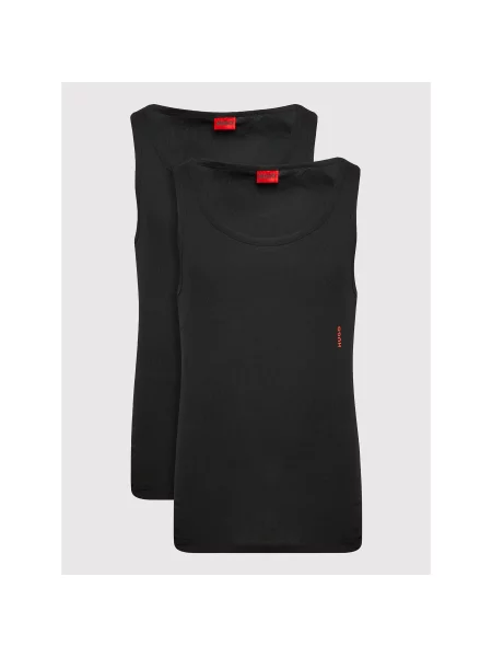 Hugo Komplektas: tank top marškinėliai 2 vnt. Slim Fit juoda
