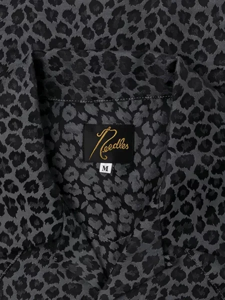 Риза Needles с принт с леопардов принт сиво