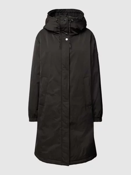 Płaszcz parka w kroju regular fit z wpuszczanymi Fuchs Schmitt czarna