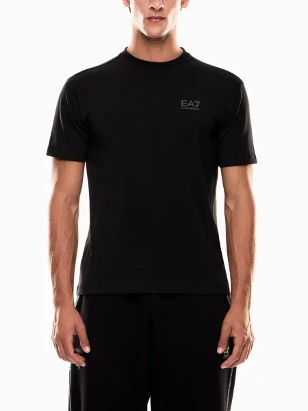 Футболка бавовна/поліестер чорний