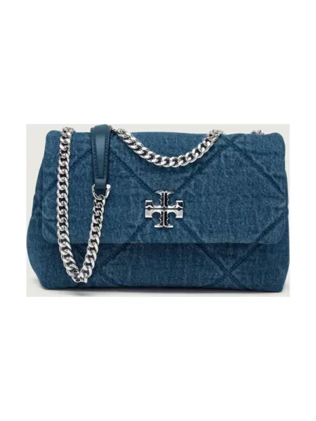 TORY BURCH De blugi geantă pe umăr Kira Diamond albastru