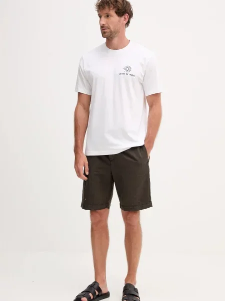 Frescobol Carioca t-shirt z aplikacją biały