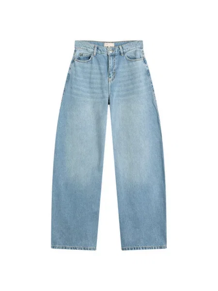 Szerokie jeansy Stel niebieskie