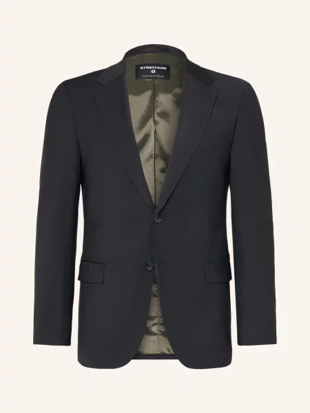 Strellson Oblekové Sako Slim Fit black černé