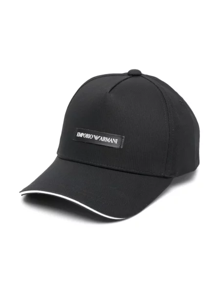Czapka z daszkiem Emporio Armani czarna
