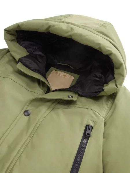 Parka dziecięca Woolrich zielona