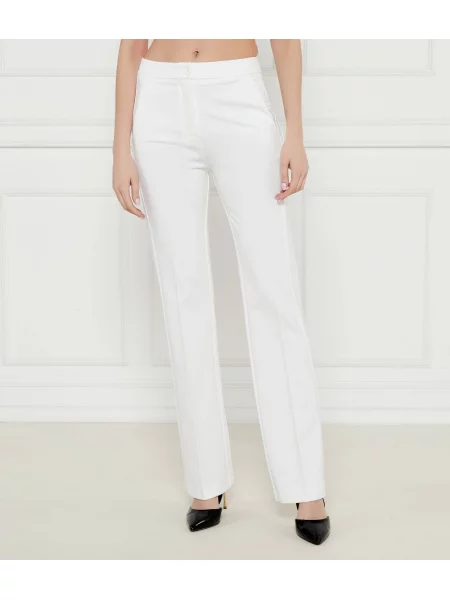 Pinko Pantaloni RESTA | Straight fit alb