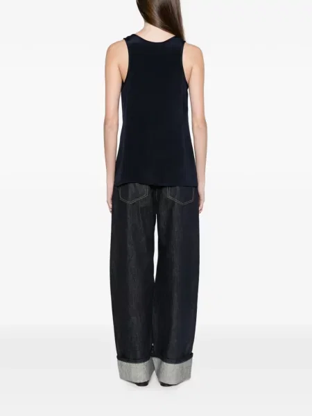 Svileni top Max Mara plava