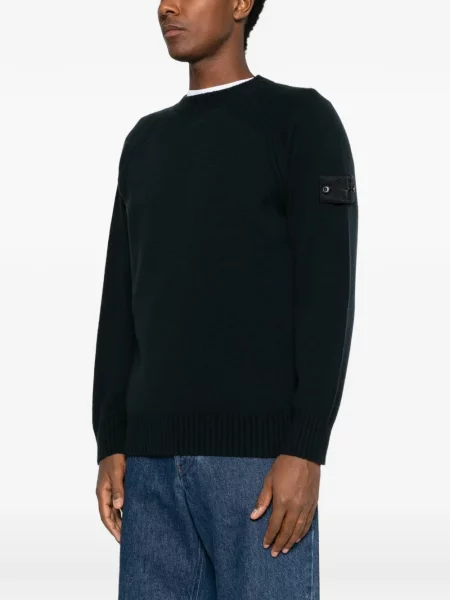 Pulover Stone Island cu strasuri albastru