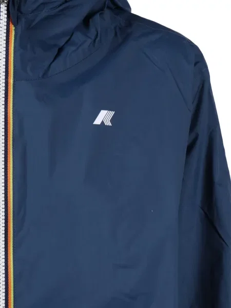 Płaszcz K-way z kapturem niebieski