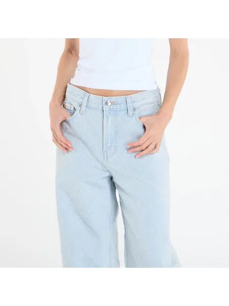 Дънки Calvin Klein Jeans Low Rise Baggy Needle Jeans Blue синьо