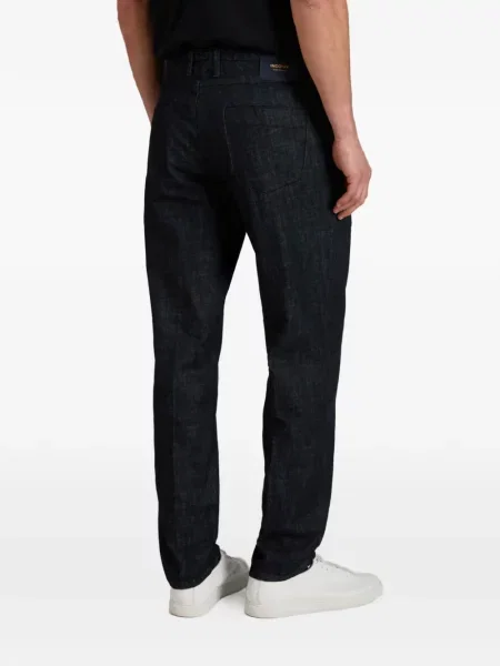 Pantaloni plisați Slowear albastru