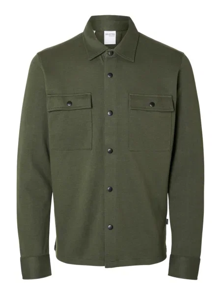 SELECTED HOMME Geacă de primăvară-toamnă SLHJACKIE pin verde