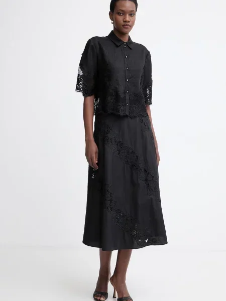 Twinset fustă din negru