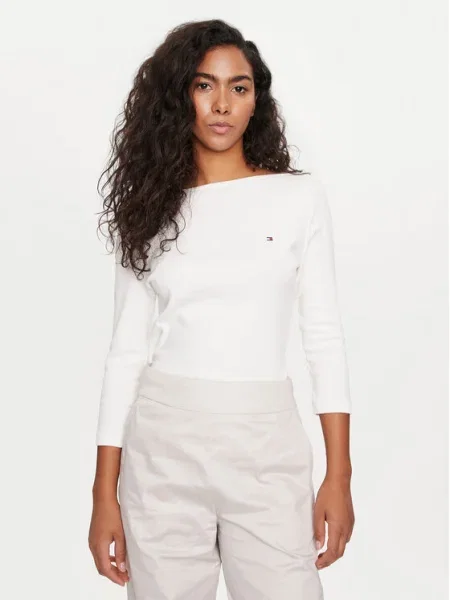 Bluză Tommy Hilfiger alb