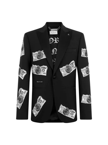 Marynarka Philipp Plein czarna