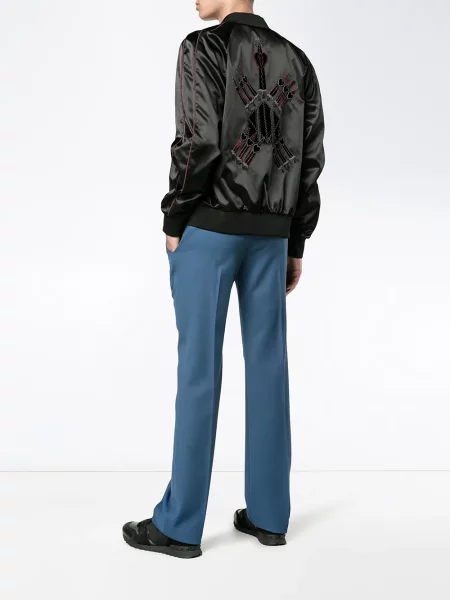 Pantaloni Valentino Garavani albastru