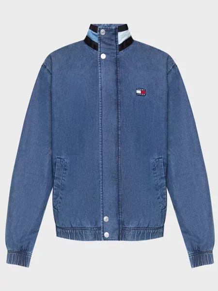 Ошейниковый джинсовая куртка Tommy Jeans синяя