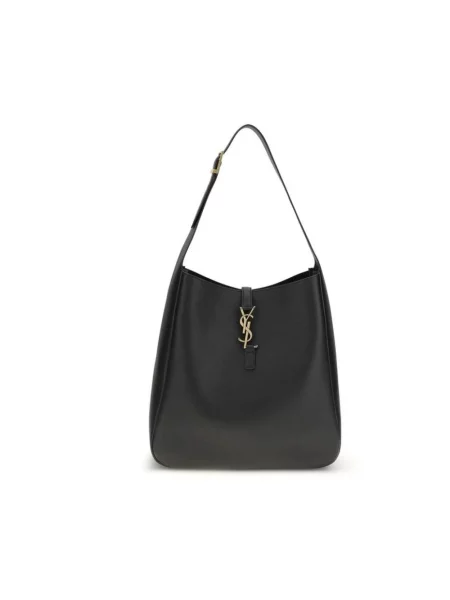 Torebka skórzana Saint Laurent skórzana czarna