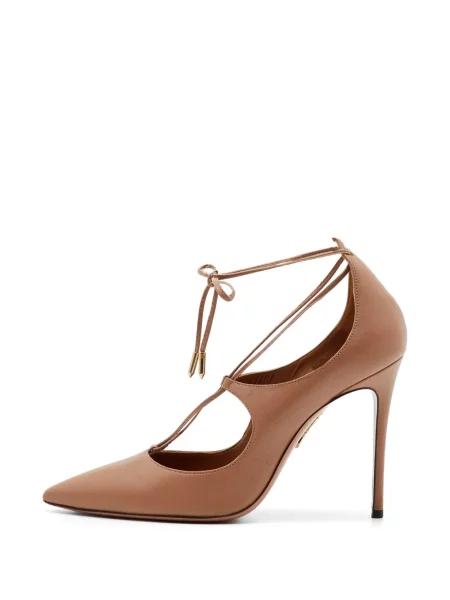 Pantofi cu toc Aquazzura maro