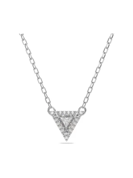 Naszyjnik Swarovski szary