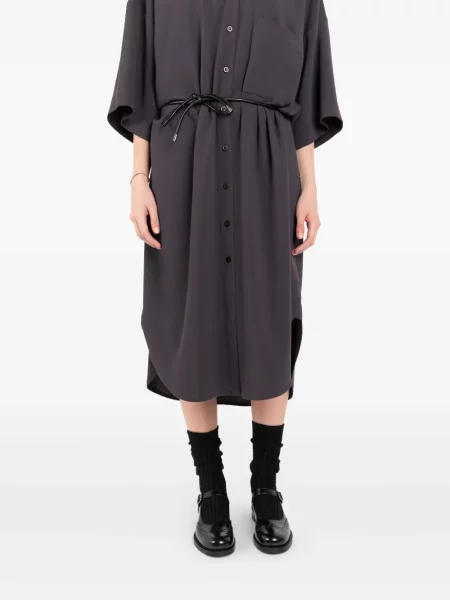 Rochie tip cămașă Société Anonyme până la genunchi de costum violet