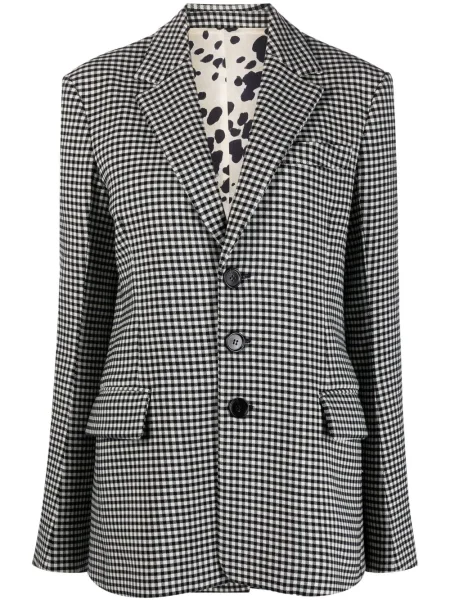 Sacou Marni în carouri negru