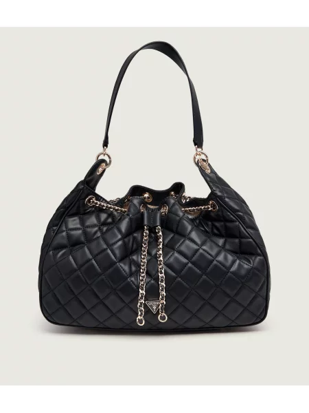 Geantă shopper Guess negru