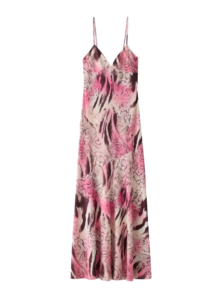 Bershka Rochie ciclam / pitaya / pastel roz