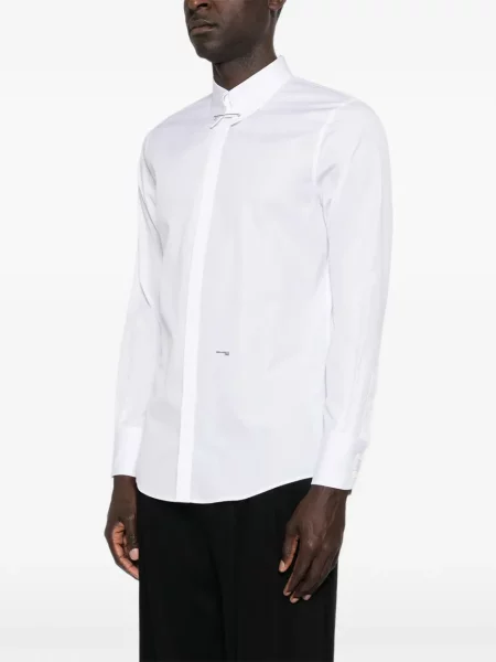 Gulerat cămașă Dsquared2 alb