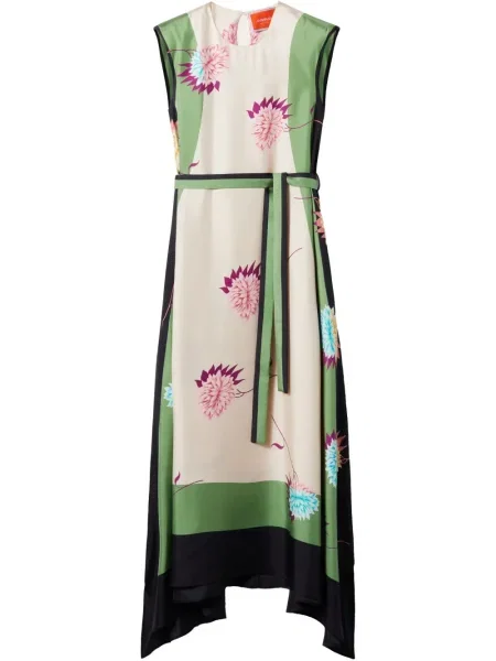 Rochie maxi La Doublej de costum alb