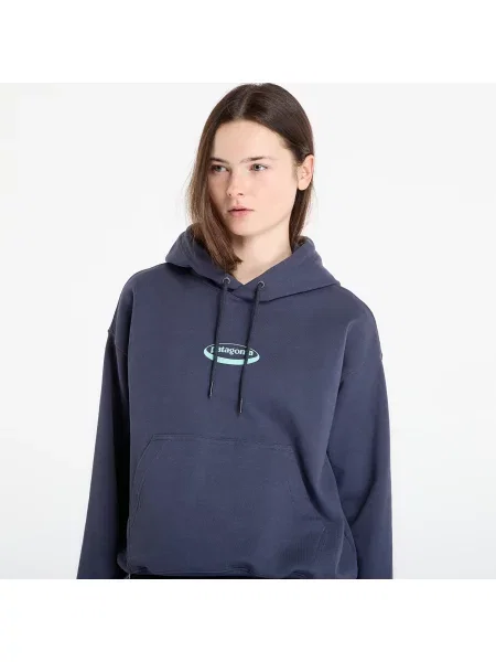 Φούτερ Patagonia W's Oval Logo Daily Hoody Smolder Blue/ Moon Tripper S μπλε