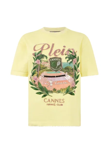 Tricou Philipp Plein tenis galben