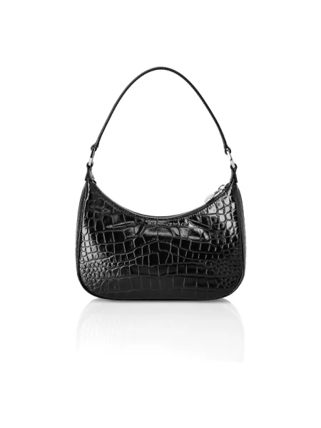 Torebka Philipp Plein skórzana czarna