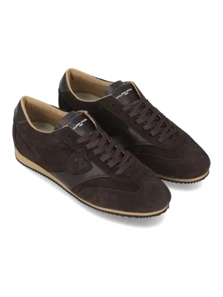 Buty do biegania Philippe Model skórzane do biegania brązowe