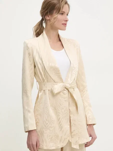 Answear Lab sacou un singur rand de modelator bej