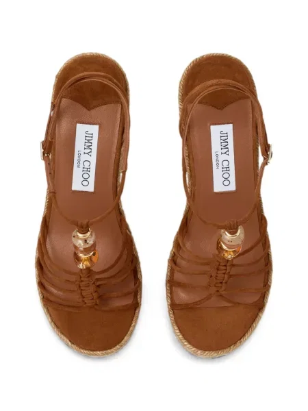 Espadrilles Jimmy Choo barna