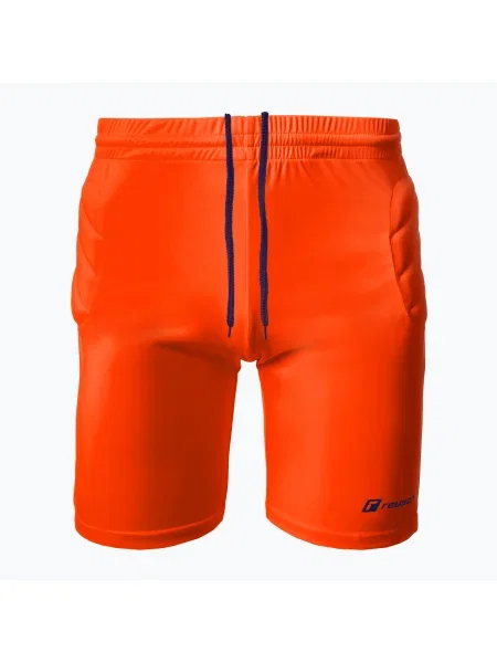 Детски вратарски шорти Reusch Match Short Padded shocking orange/blue синьо