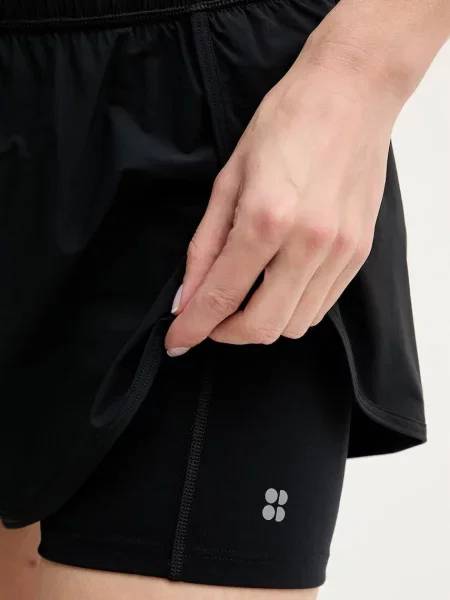 Sport rövidnadrág Sweaty Betty fekete