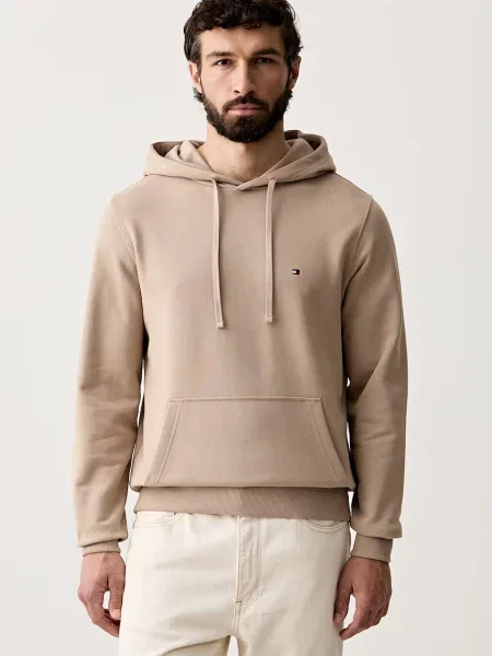 Tommy Hilfiger hanorac cu glugă pentru bărbați din bej
