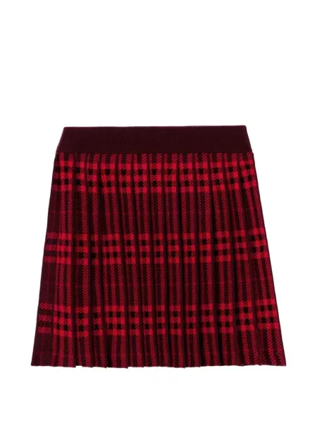Sijonas Burberry raudona