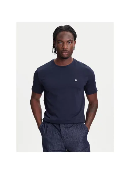 United Colors Of Benetton Majica Mornarsko Relaxed Fit modra