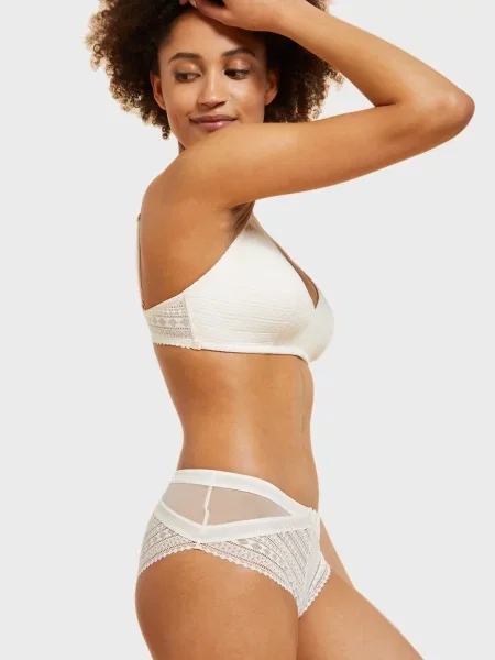 Бюстгальтер з трикутними чашками Etam білий